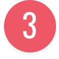 number 3 in red circle logo