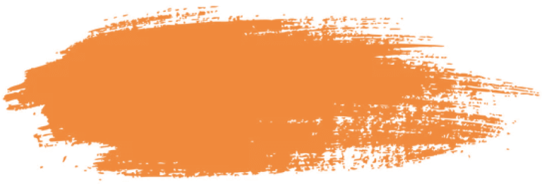 orange brush stroke