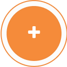+ in orange circle logo